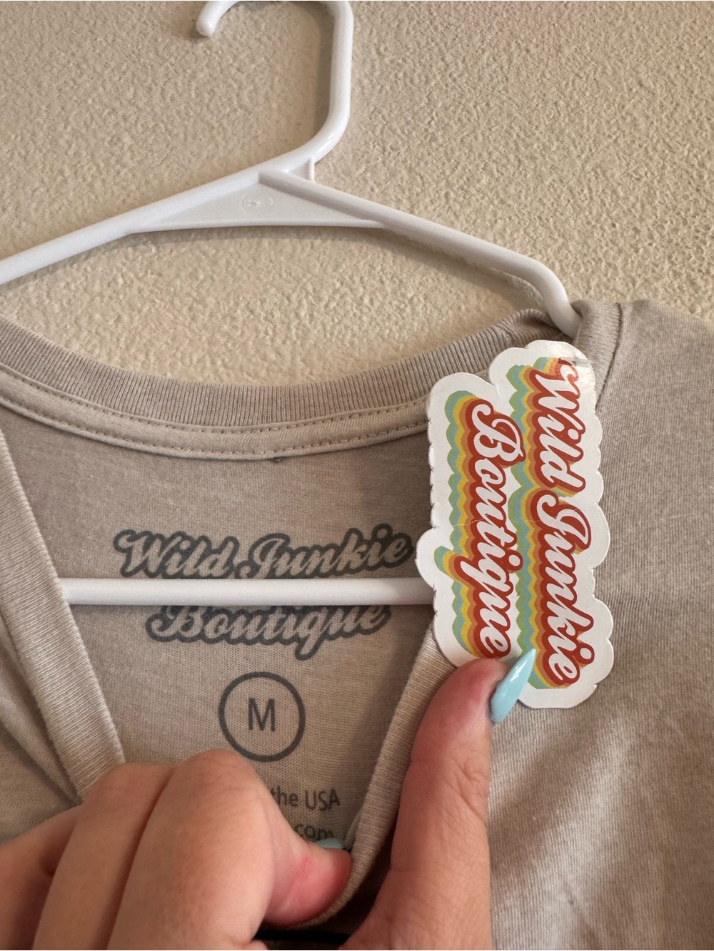 NWT Light Gray 'Drink Up Cowboy' Graphic Tee - Picture 2 of 3